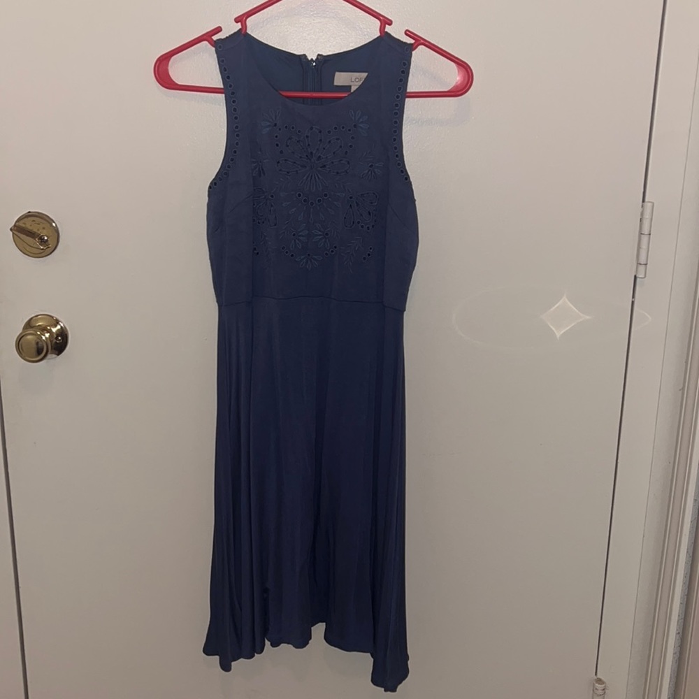 Women’s Loft Blue Detailed Dress